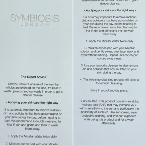 Symbiosis CH PDO Micellar Water Purifying Full Size 6.75 Oz - Picture 8 of 11